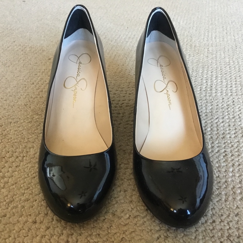 Jessica Simpson Wedge Heels Black 11M